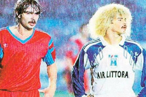 Toni Sedecaru și Carlos Valderrama