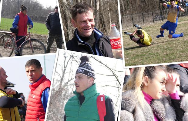Reportaj savuros din fotbalul foarte mic, la Puchenii Mari - Cocorăștii Colț » „A fost porcu' gras, d-aia avem numai rotofei în echipă! Sunt campion mondial la pahare, țuica mea e vitamină curată”