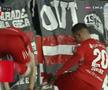 Rareș Pop în UTA - FCSB 3-1, captură TV Digisport