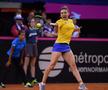 Simona Halep în semifinala BJK Cup Franța-România Foto: Raed Krishan (GSP)