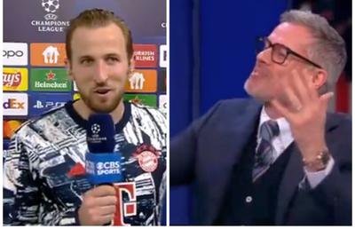 Kane l-a dat de gol pe Carragher și a produs hohote de râs în studio: „Scuze, dar nu pot minți la televiziunea națională!”