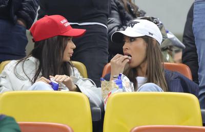 Apariție-surpriză pe Arena Națională » Prezentatoarea TV a atras toate privirile la FCSB - Lyon