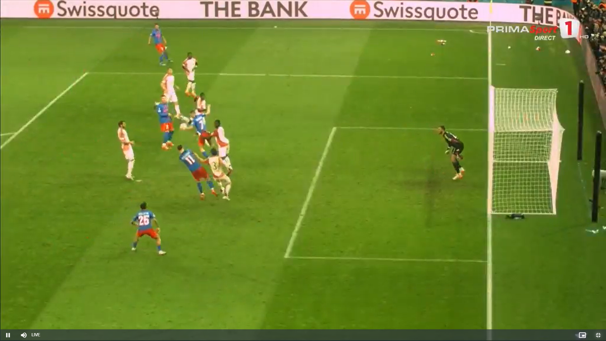 Golul lui Alexandru Băluță la meciul FCSB - Lyon