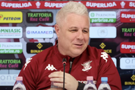 Cuvântul cenzurat din start de Șumudică în conferința de 25 de minute: „Opriți-vă!” + „Înțepături” subtile, după ce Mihai Stoica l-a terfelit: „Ești nul ca antrenor”