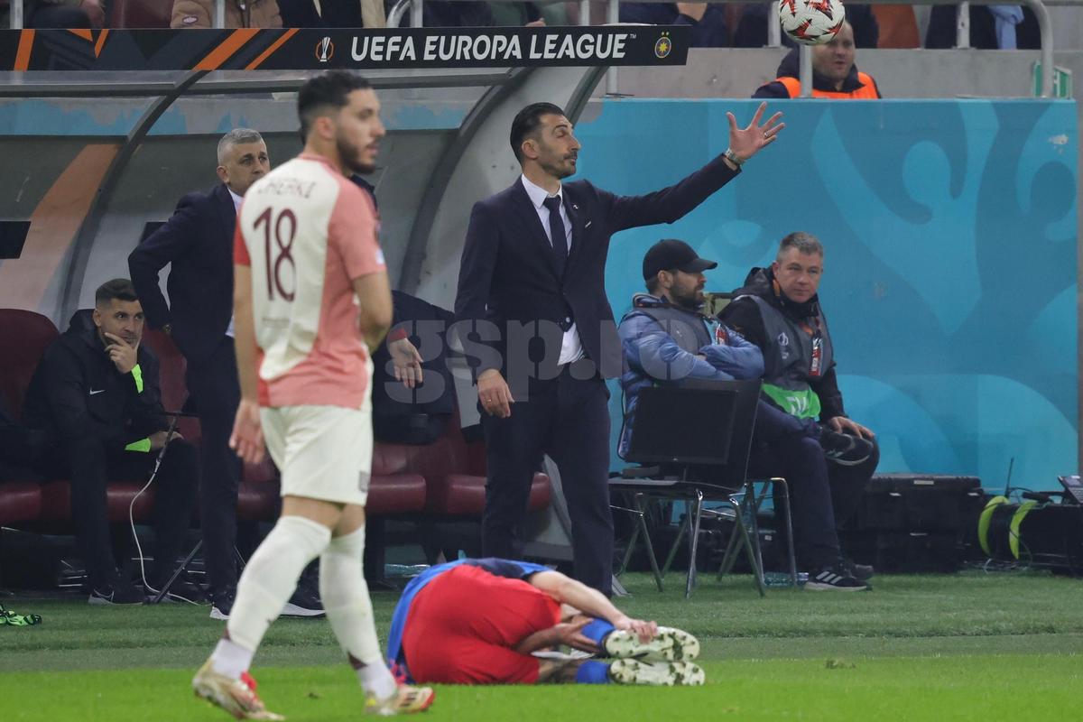 FCSB - Lyon, imagini din partidă