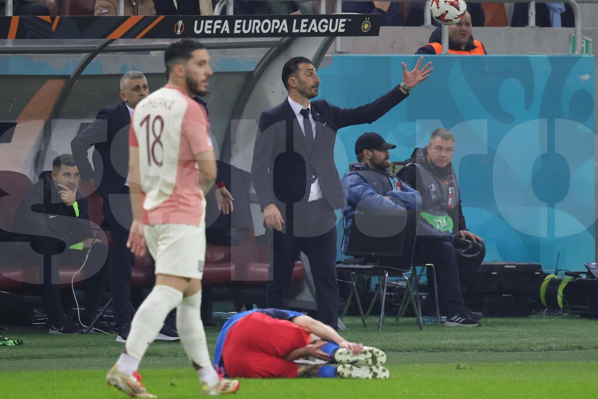 FCSB - Lyon, imagini din partidă