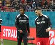 FCSB - Lyon, imagini de la încălzire