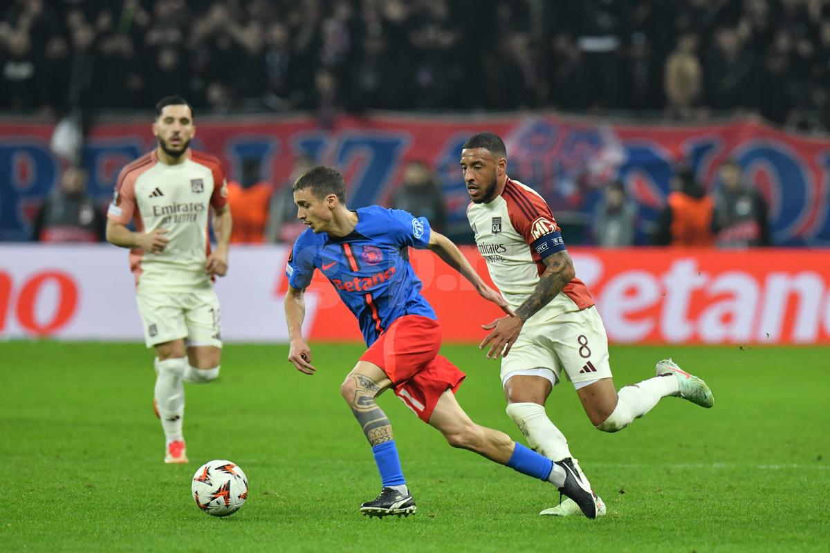 FCSB - Lyon, imagini din partidă