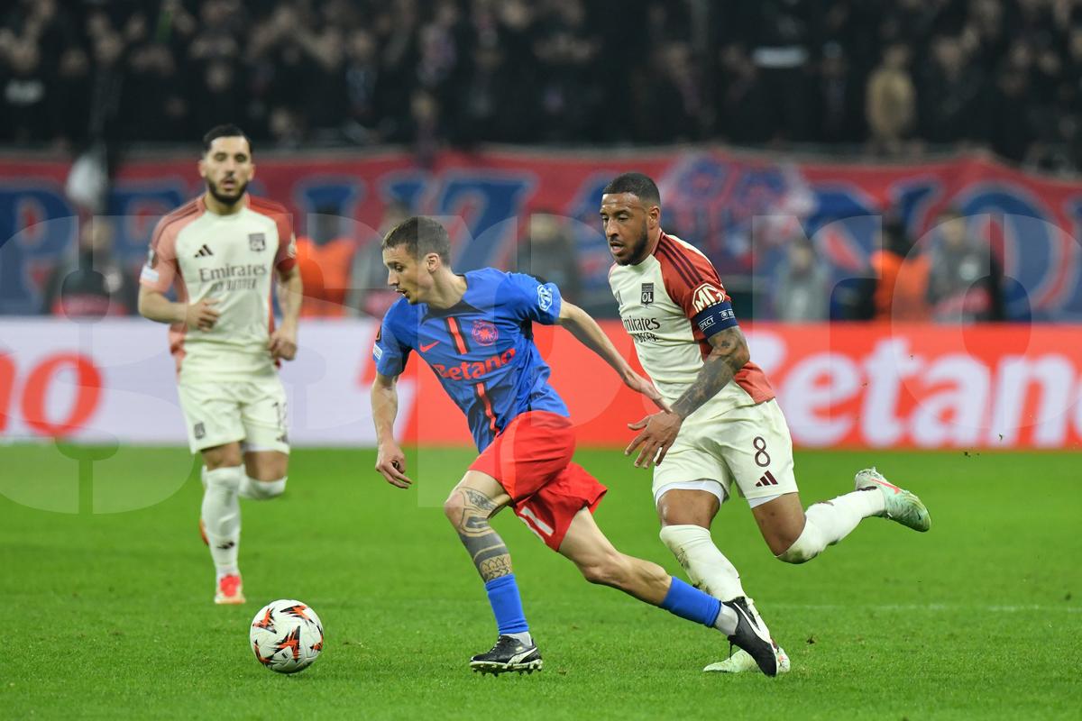 FCSB - Lyon, imagini din partidă