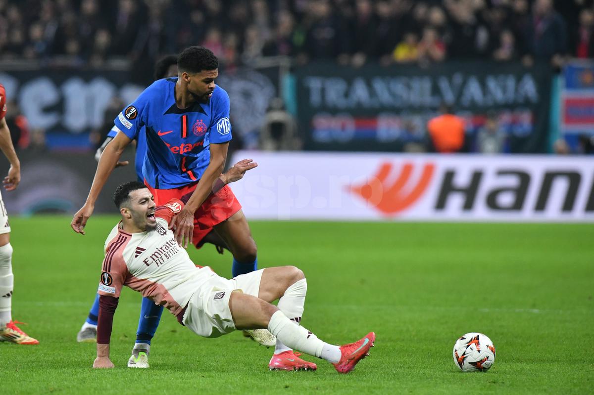 FCSB - Lyon, imagini din partidă