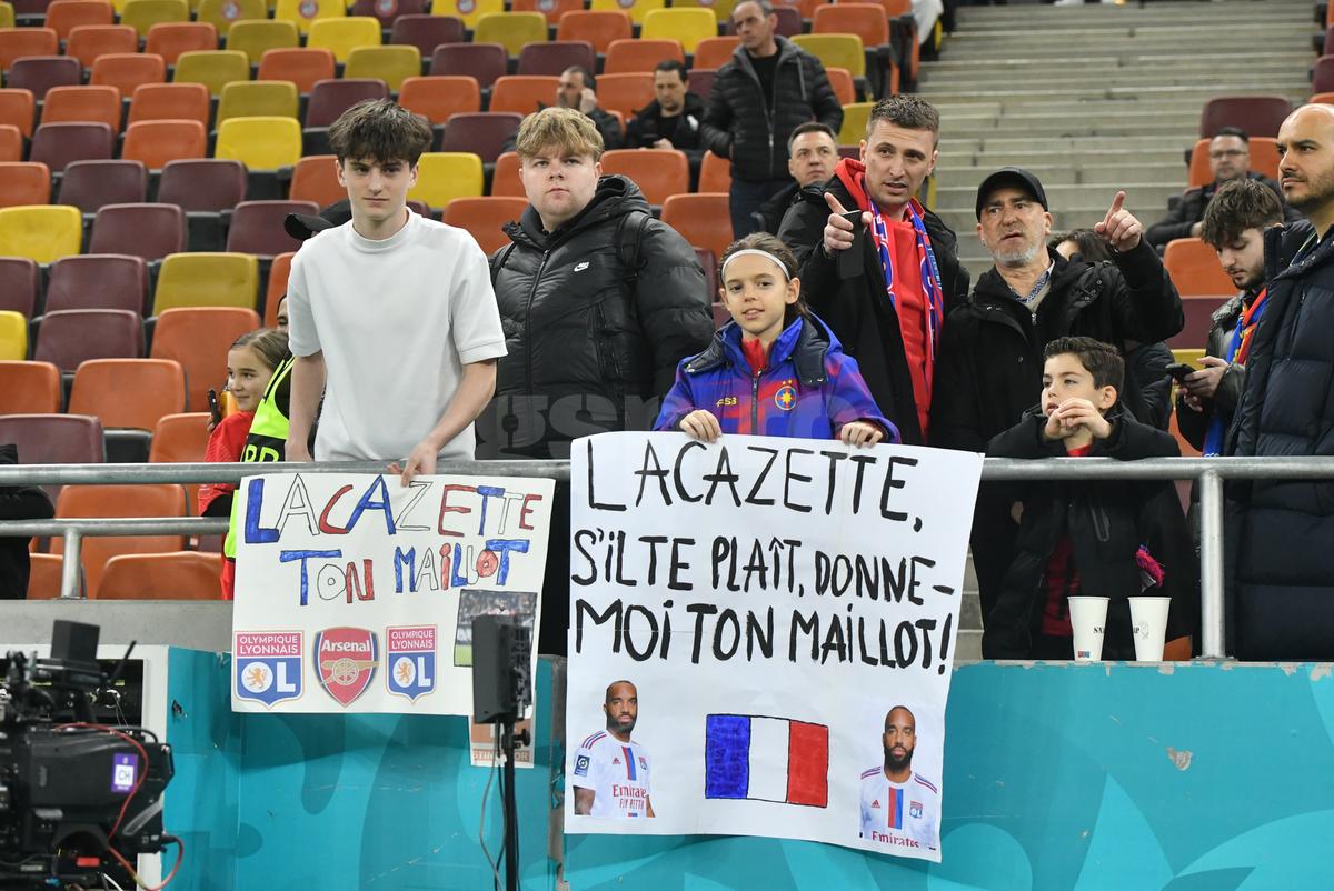 FCSB - Lyon, imagini din partidă