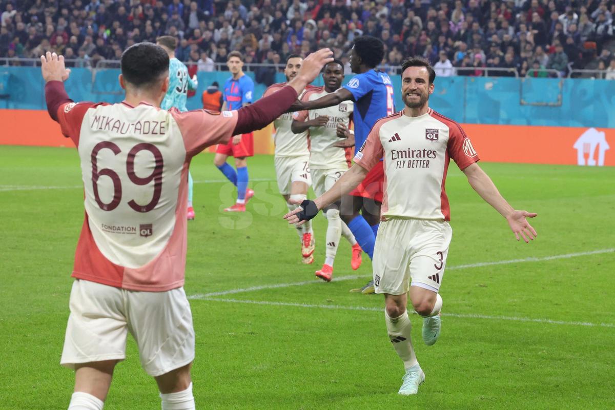 FCSB - Lyon, imagini din partidă