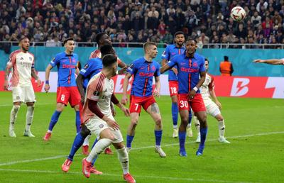 Direct în istorie! FCSB - Lyon, record în Europa pentru campioana României