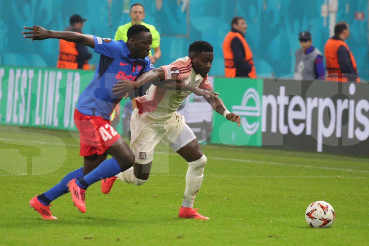 FCSB - Lyon, imagini din partidă