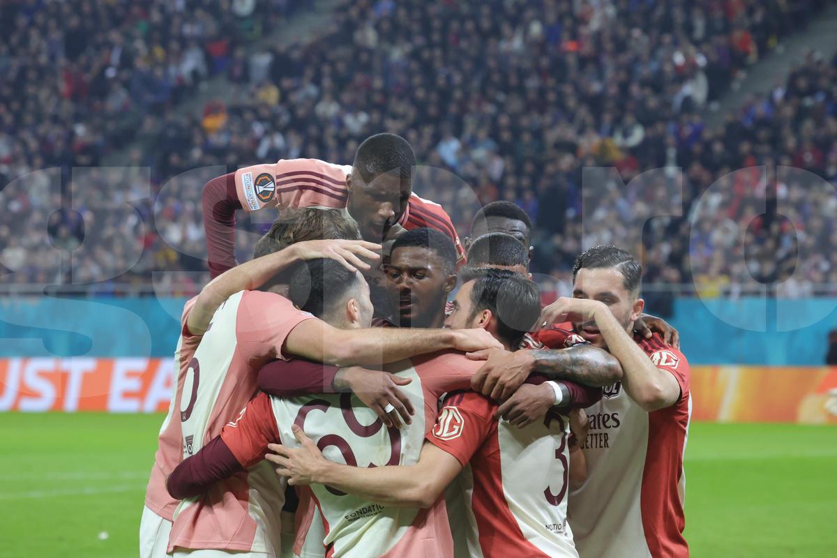 FCSB - Lyon, imagini din partidă