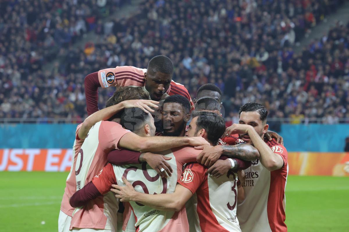 FCSB - Lyon, imagini din partidă