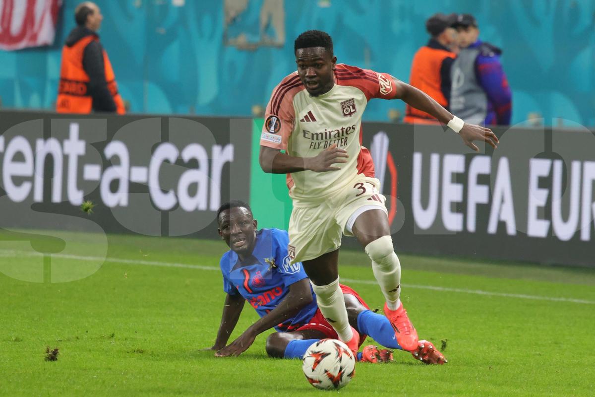 FCSB - Lyon, imagini din partidă
