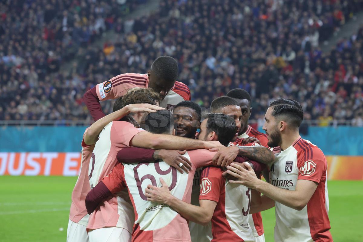 FCSB - Lyon, imagini din partidă