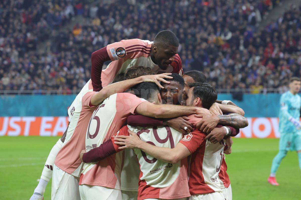 FCSB - Lyon, imagini din partidă
