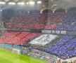 Din Stăpânul Inelelor, 300 sau Biblie? FCSB, scenografie înfricoșătoare la meciul cu Lyon: ce a apărut în Peluza Nord