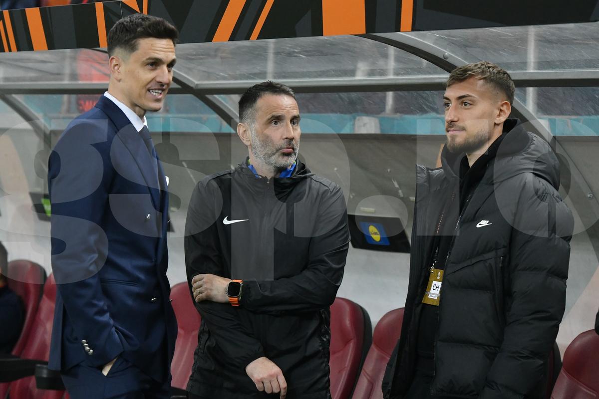 FCSB - Lyon, imagini din partidă
