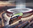 ChatGPT a avut o viziune ceva mai „realistă” în ceea ce privește arena Rapidului