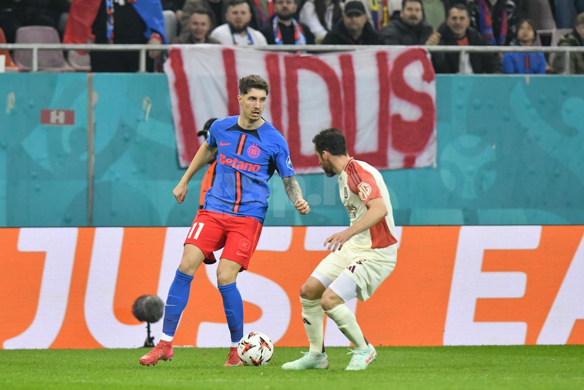 FCSB - Lyon, imagini din partidă