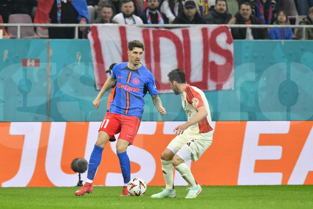 FCSB - Lyon, imagini din partidă