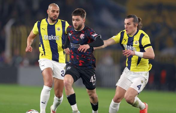 Fenerbahce - Rangers 1-3 » Surpriză majoră în Europa League! Cum s-a mișcat Ianis Hagi