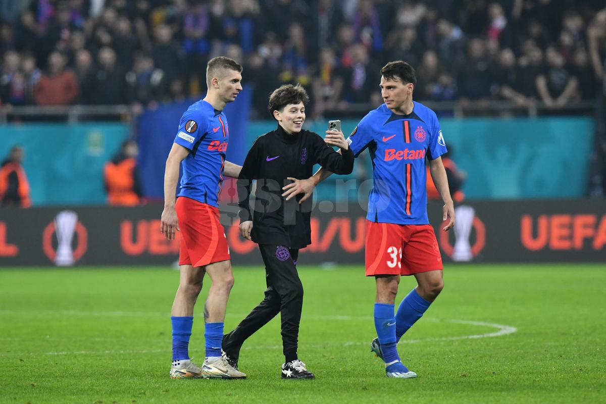 FCSB - Lyon, imagini din partidă