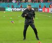 FCSB - Lyon, imagini de la încălzire