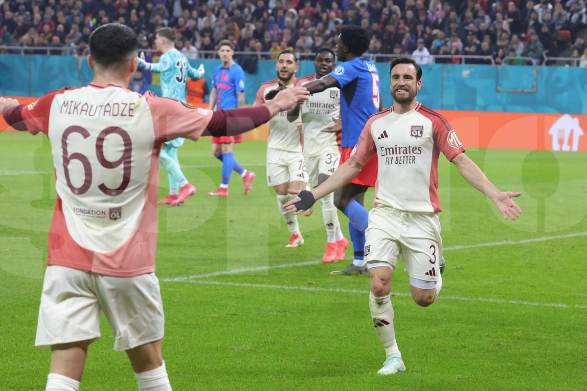 FCSB - Lyon, imagini din partidă