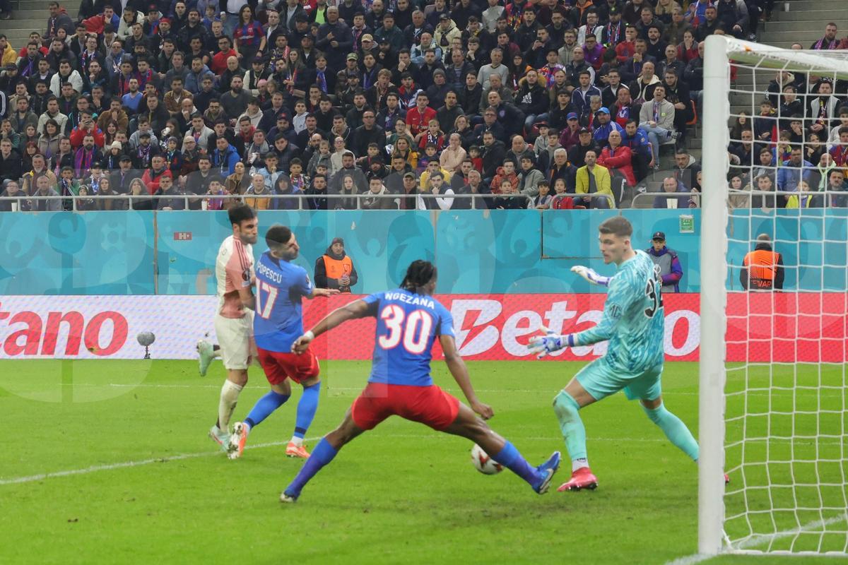 FCSB - Lyon, imagini din partidă