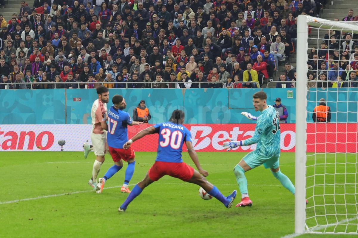 FCSB - Lyon, imagini din partidă