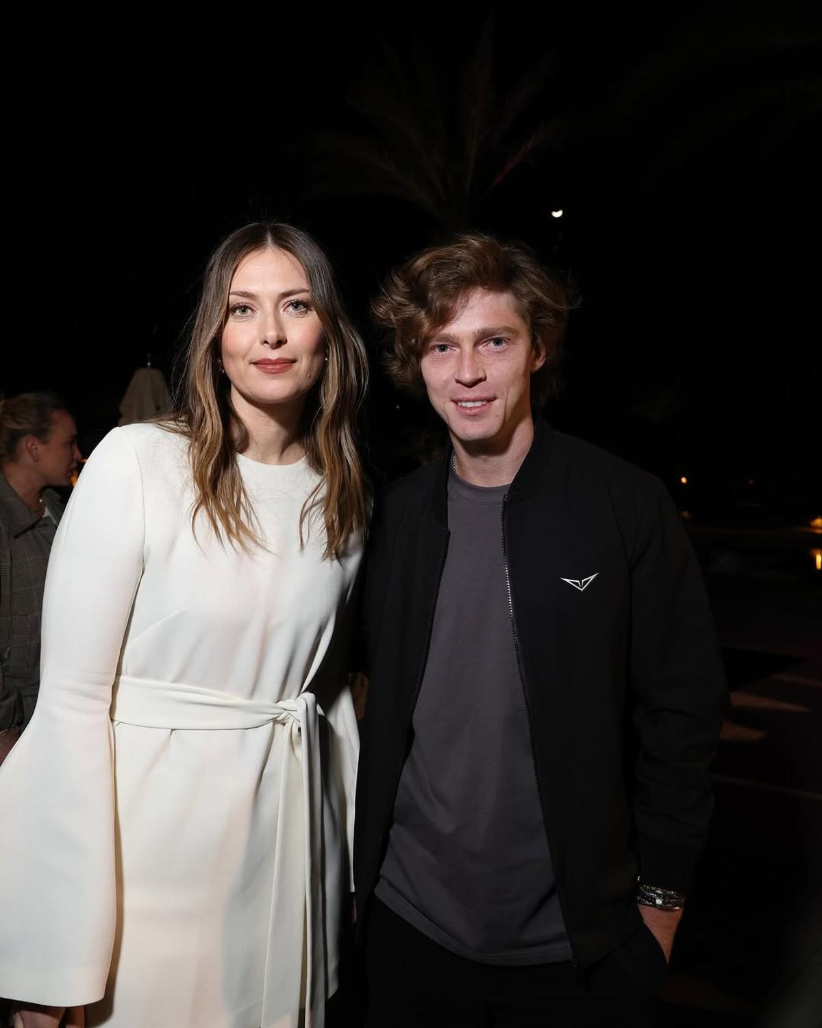 Andrey Rublev se simte bine în California: s-a fotografiat cu Maria Sharapova