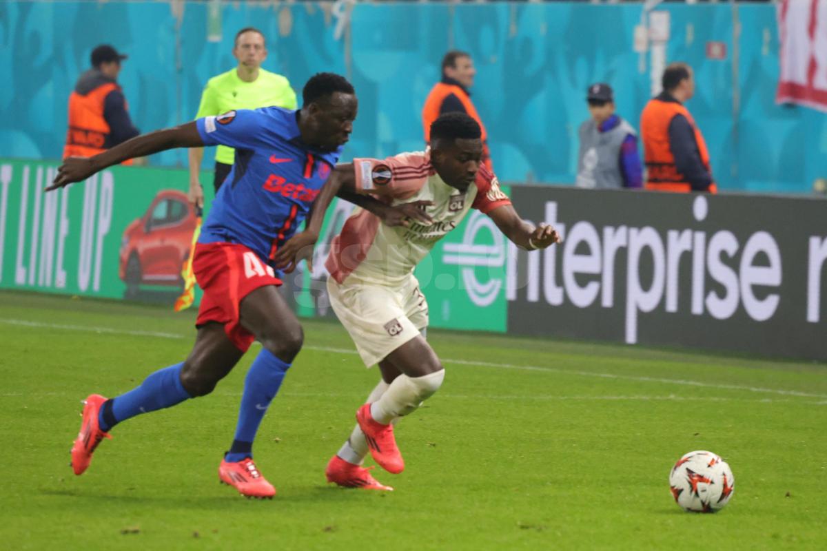 FCSB - Lyon, imagini din partidă
