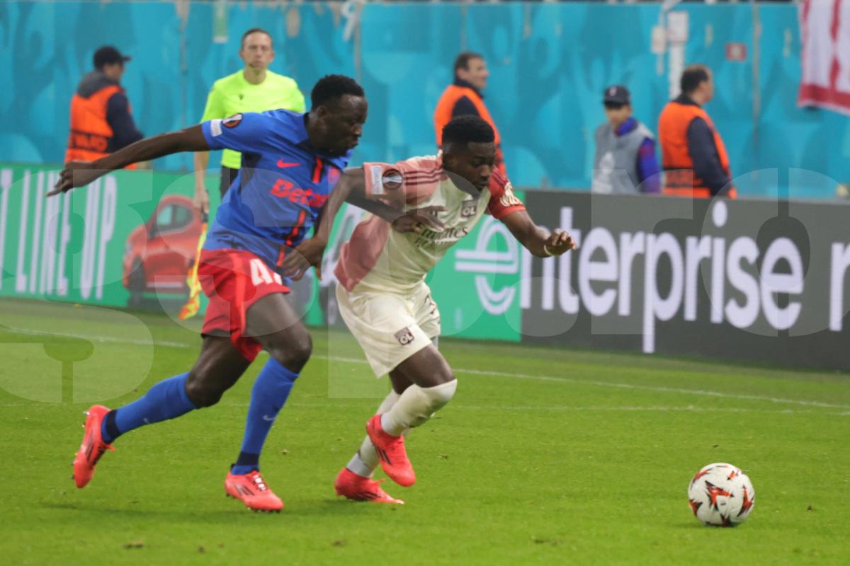 FCSB - Lyon, imagini din partidă