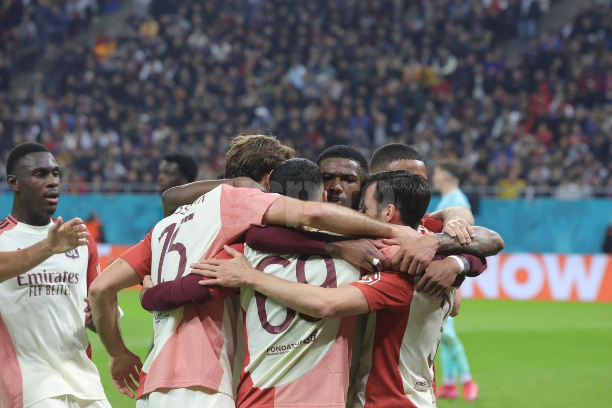 FCSB - Lyon, imagini din partidă