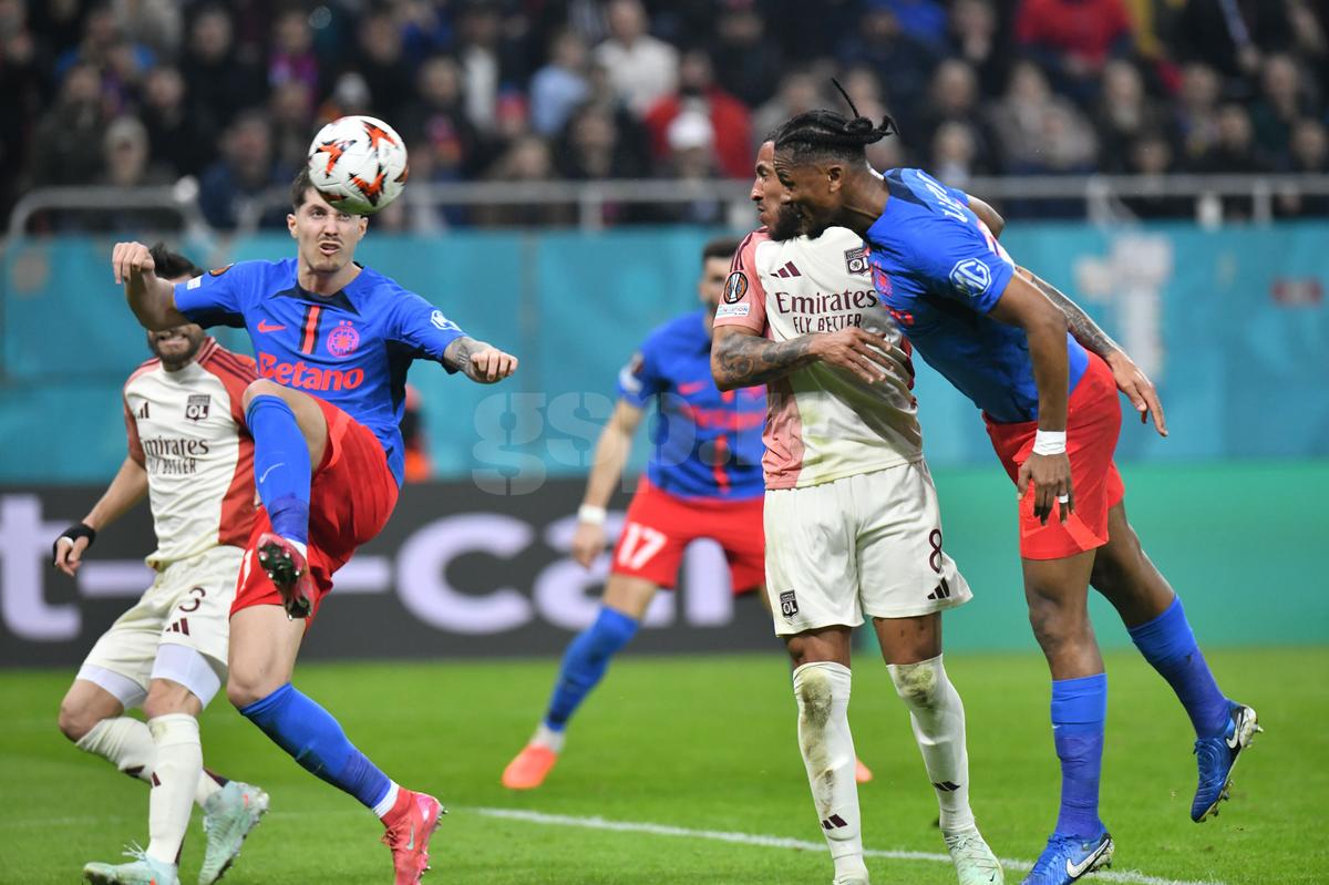 FCSB - Lyon, imagini din partidă