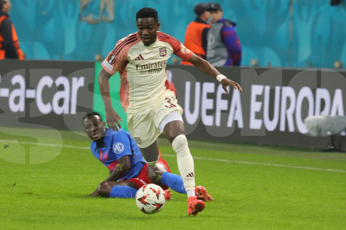 FCSB - Lyon, imagini din partidă