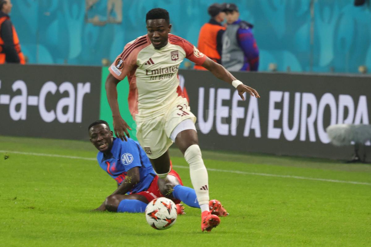 FCSB - Lyon, imagini din partidă