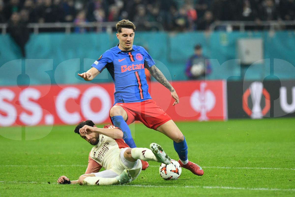 FCSB - Lyon, imagini din partidă