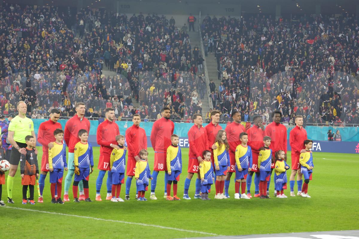 FCSB - Lyon, imagini din partidă