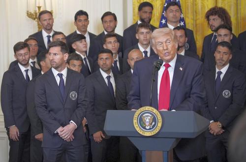 Donald Trump, alături de Lionel Messi la Casa Albă/ foto Imago Images