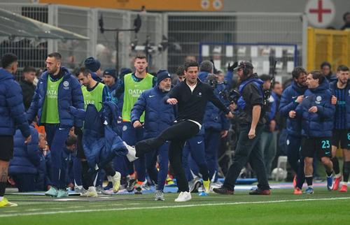 Cristi Chivu are 22 de victorii în 27 de etape ca antrenor al lui Inter / Foto: Imago Images