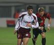 Vali Bădoi în Rapid - Rennes 2-0. Foto: GSP