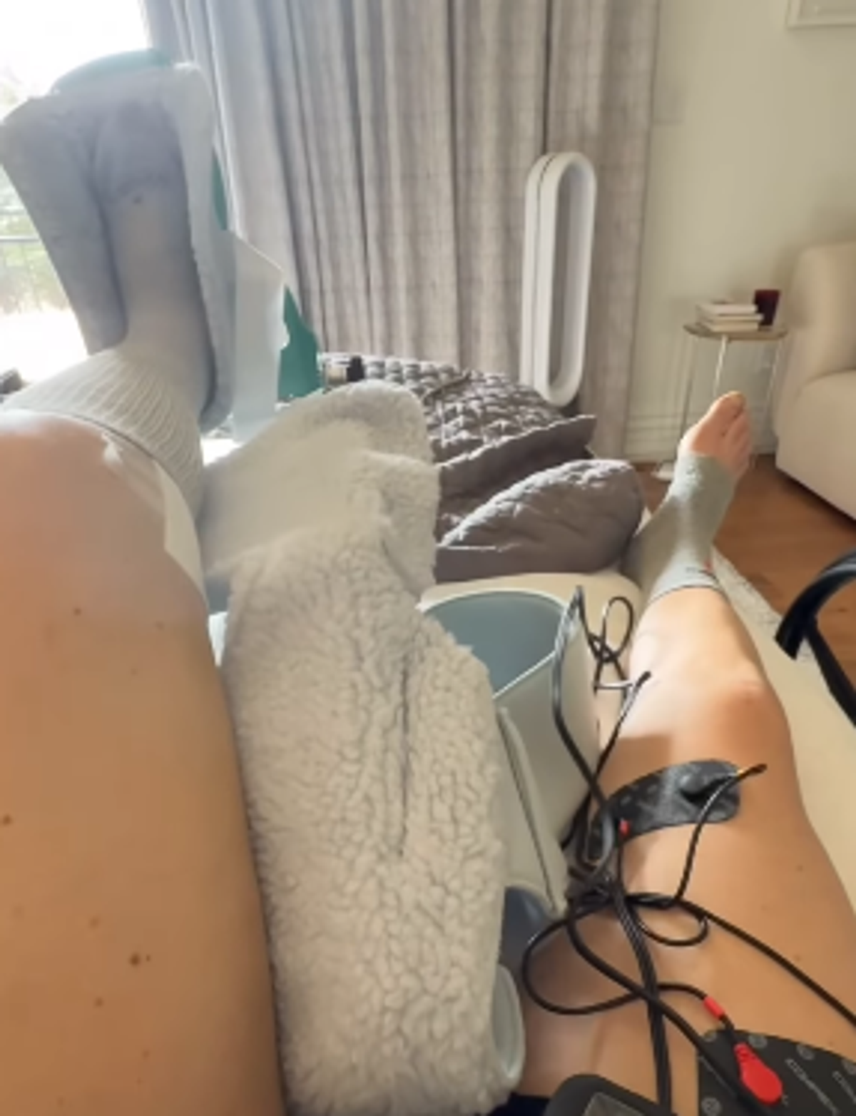 Lindsey Vonn a început recuperarea la picior