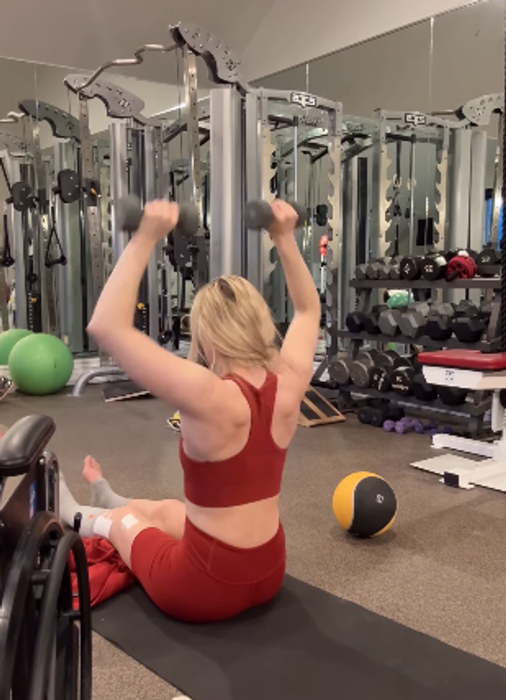 Lindsey Vonn a început recuperarea / foto: instagram @lindseyvonn
