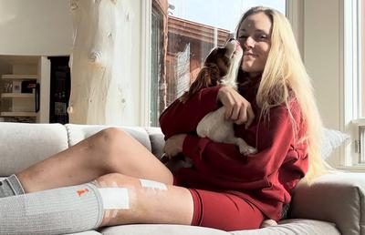 Lindsey Vonn a revenit acasă » Sportiva a început recuperarea la piciorul accidentat