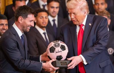 Lionel Messi, la Casa Albă! » Donald Trump: „Cine e mai bun: Messi sau Pele?”